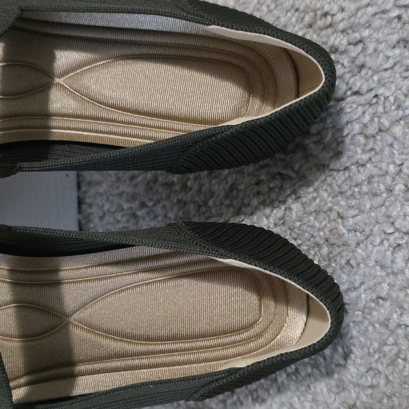 New Pointed Toe Mary Jane, Knit Comfortable Ballet Flats Sz 37 - Picture 7 of 12